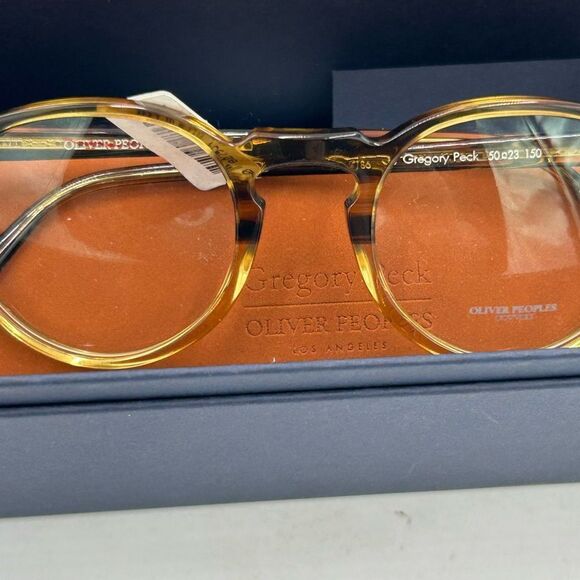 Unisex Gucci, Oliver Peoples Gregory Peck collaboration eyeglasses made in Italy - Picture 14 of 14